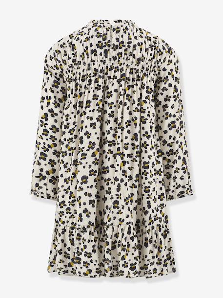 Robe avec motif léopard fille Happy Girls beige 2 - vertbaudet enfant 