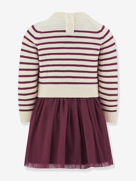 Ensemble fille : robe en tulle et pull Happy Girls bordeaux 3 - vertbaudet enfant 