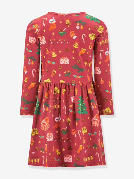 Robe avec motif Xmas fille Happy Girls rouge 2 - vertbaudet enfant 
