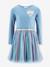 Robe avec cœur arc-en-ciel fille Happy Girls bleu ciel 1 - vertbaudet enfant 