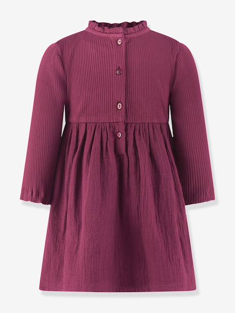 Robe avec hérisson fille Happy Girls bordeaux 2 - vertbaudet enfant 