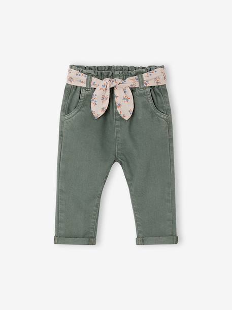 Bébé-Pantalon paperbag bébé fille