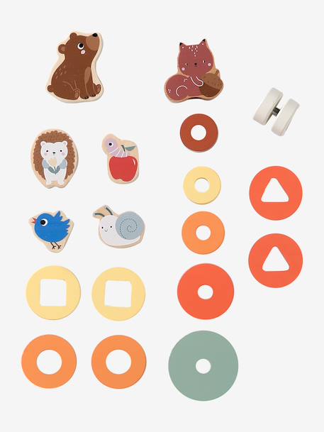 Cube d’activités avec boulier en bois FSC® 4 Saisons+Happy Forest 19 - vertbaudet enfant 