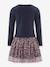 Robe avec fleurs fille Happy Girls marine 2 - vertbaudet enfant 