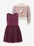 Ensemble fille : robe en tulle et pull Happy Girls bordeaux 2 - vertbaudet enfant 