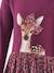 Robe avec imprimé biche fille Happy Girls bordeaux 3 - vertbaudet enfant 