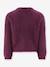 Cardigan fille Happy Girls bordeaux+écru+gris+rose nude 2 - vertbaudet enfant 