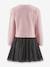 Robe avec renne à sequins fille Happy Girls rose nude 2 - vertbaudet enfant 