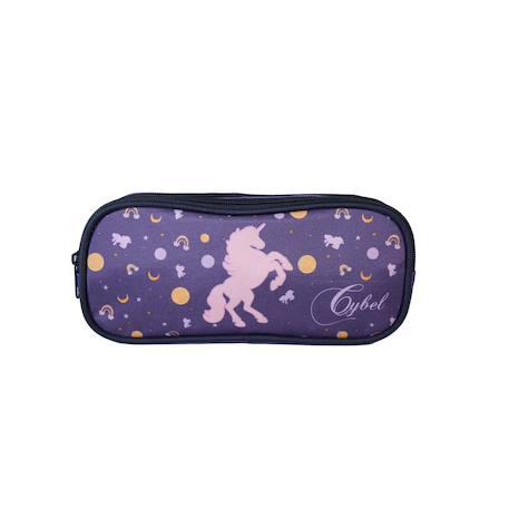Cybel - trousse scolaire rectangulaire - violet - fille - 2 compartiments Violet 1 - vertbaudet enfant 