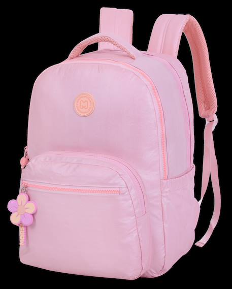 Marshmallow - sac à dos scolaire - compartiments platinum - rose irisé - fille Rose 2 - vertbaudet enfant 