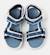 Sandales garçon cuir ORUGA Blanc bleu+Blanc rouge+Bleu blanc 14 - vertbaudet enfant 