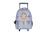 Harry potter - sac à dos - roulettes university - gris - 2 compartiments Bleu 1 - vertbaudet enfant 
