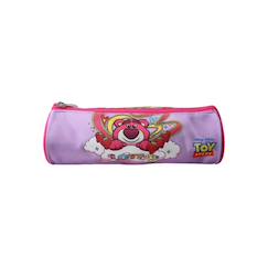 -Toy story - trousse scolaire ronde - rose - fille - 1 compartiment