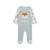 Pyjama bébé en velours alma Bleu 2 - vertbaudet enfant 