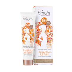 Puériculture-Crème solaire teintée spf50 dorée hydratant visage ma protection joli teint - 40 ml