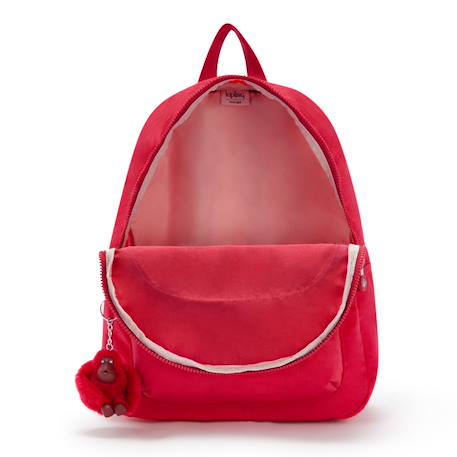 Sac à dos kipling seoul m lite 17 l imperméable – true Rose/argent 3 - vertbaudet enfant 