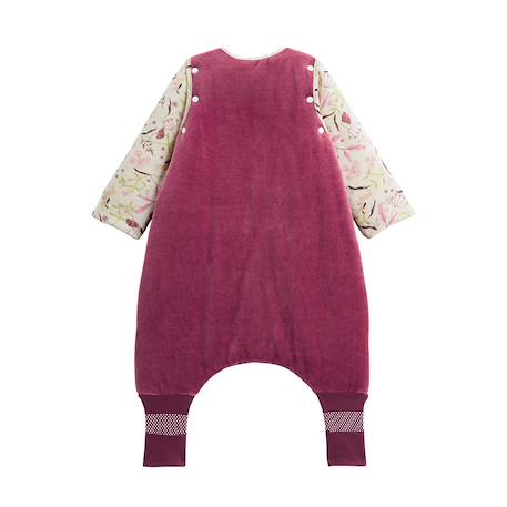 Turbulette d'hiver en velours avec pieds retroussables et manches amovibles mila Rose 3 - vertbaudet enfant 