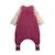 Turbulette d'hiver en velours avec pieds retroussables et manches amovibles mila Rose 3 - vertbaudet enfant 