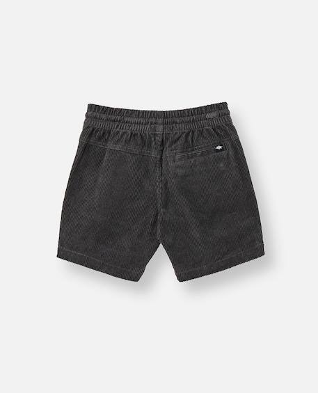 Short de bain volley surf cord enfant Noir délavé 2 - vertbaudet enfant 