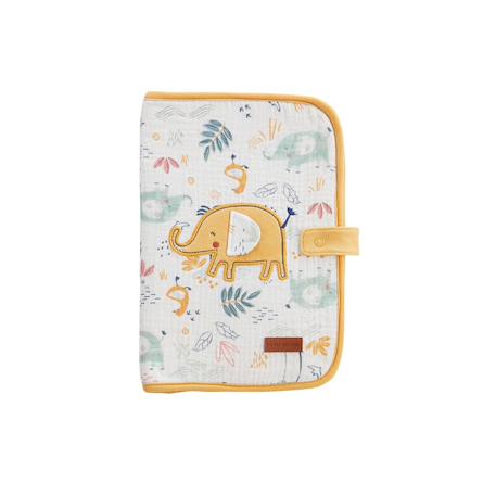 Protège carnet de santé hawaiki Ecru 2 - vertbaudet enfant 