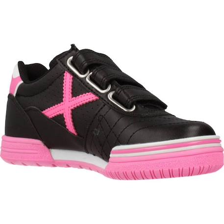 Basket enfant cuir cuir Noir+Noir 014 11 - vertbaudet enfant 