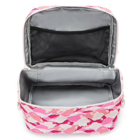 Sac lunch kipling miyo 25 cm - sac goûter ( palm) Bleu+Bleu Marine+Bleu océan+Floral+Gris Vert+Noir Jaune+Noir Rouge+Rose+Rose poudrée 31 - vertbaudet enfant 