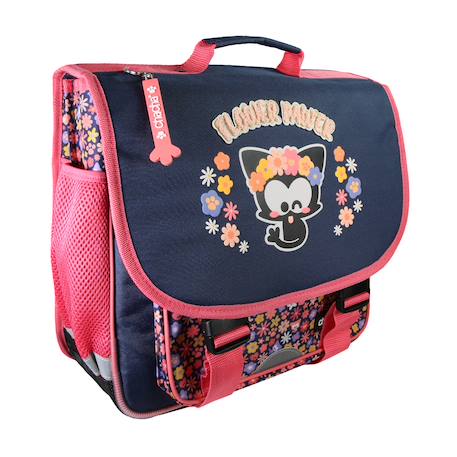 Chacha - cartable scolaire 36 cm - fille - bleu/rose - 1 compartiment Bleu 2 - vertbaudet enfant 