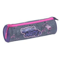 Trousse ronde 22 x 7 cm graffiti zippée kip  - vertbaudet enfant