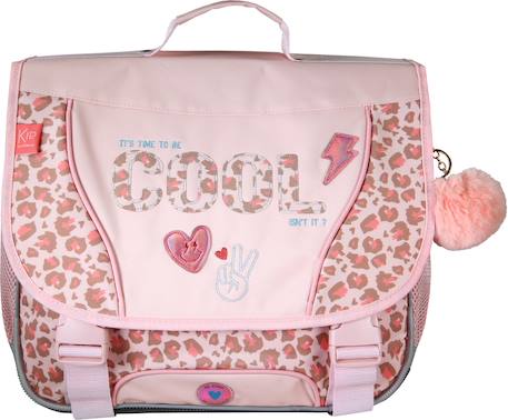 Kip - cartable scolaire 38 cm graou - rose - 2 compartiments Rose 4 - vertbaudet enfant 
