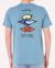 T-shirt à manches courtes let's see the waves enfant Bleu tempête+Bleu vert+Noir 5 - vertbaudet enfant 