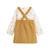 Ensemble enfant robe en velours côtelé et t-shirt swan Ocre 3 - vertbaudet enfant 