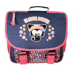 -Chacha - cartable scolaire 36 cm - fille - bleu/rose - 1 compartiment