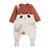 Turbulette d'hiver en velours avec pieds retroussables et manches amovibles maloueg Marron 5 - vertbaudet enfant 