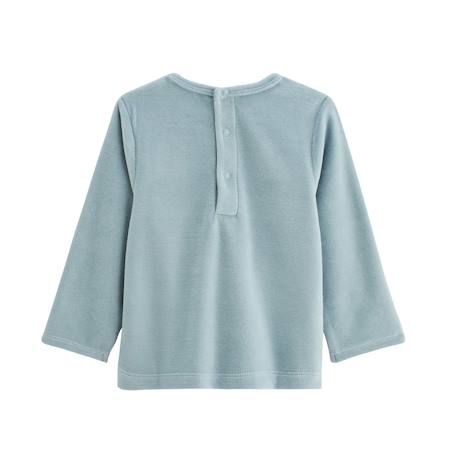 Pyjama enfant 2 pièces en velours félintrépide Bleu 4 - vertbaudet enfant 