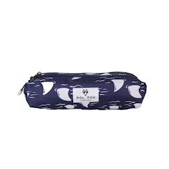 Trousse - compartiments garçon pol fox shark - maternelle - primaine - bleu marine avec motif requin  - vertbaudet enfant