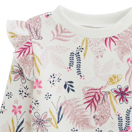 Ensemble bébé sweat et legging en molleton louisa Rose 5 - vertbaudet enfant 