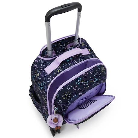 Sac à dos à roulettes enfant kipling new zea 50 cm 4 roues Bleu / bleu / marine / gris+Violet/vert/rose 7 - vertbaudet enfant 