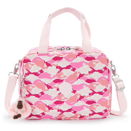Sac lunch kipling miyo 25 cm - sac goûter ( palm) Bleu+Bleu Marine+Bleu océan+Floral+Gris Vert+Noir Jaune+Noir Rouge+Rose+Rose poudrée 29 - vertbaudet enfant 