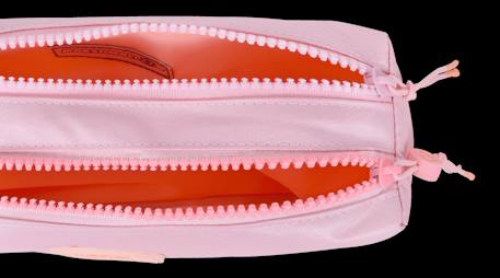 Marshmallow - trousse scolaire double compartiment platinum - rose irisé - fille Rose 3 - vertbaudet enfant 