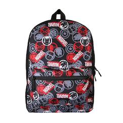 -Marvel - sac à dos scolaire - garçon - noir/rouge - 1 compartiment
