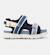 Sandales garçon ORUGA TWINS Blanc naturel+Bleu foncé 6 - vertbaudet enfant 