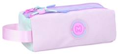 -Marshmallow - trousse scolaire double compartiment dégradé - multicolore pastel - fille