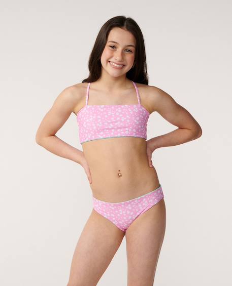 Maillot de bain sunshine revo fille Rose bégonia 1 - vertbaudet enfant 