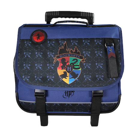 Garçon-Accessoires-Fourniture scolaire-Cartable-Harry potter - cartable - roulettes scolaire 38 cm - bleu/noir - 2 compartiments - primaire