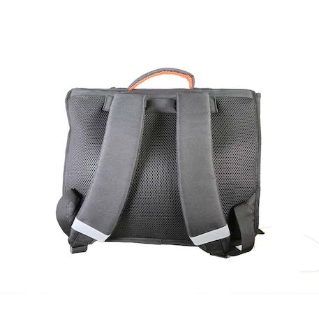 Cartable scolaire 2 compartiments nba - noir & orange - 38 cm Noir 4 - vertbaudet enfant 