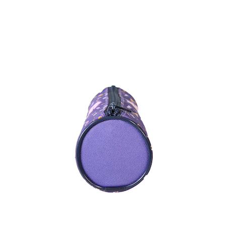 Cybel - trousse scolaire ronde - violet - fille - 1 compartiment zippé Violet 3 - vertbaudet enfant 