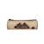 Jurassic park - trousse scolaire ronde - beige - garçon - 1 compartiment zippé Beige 1 - vertbaudet enfant 