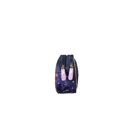 Bella serra - trousse double compartiment enfant - fille - bleu nuit - rectangulaire Bleu 4 - vertbaudet enfant 