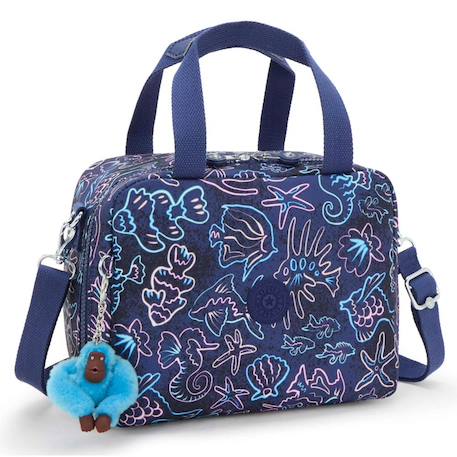 Sac lunch kipling miyo 25 cm - sac goûter ( palm) Bleu+Bleu Marine+Bleu océan+Floral+Gris Vert+Noir Jaune+Noir Rouge+Rose+Rose poudrée 6 - vertbaudet enfant 