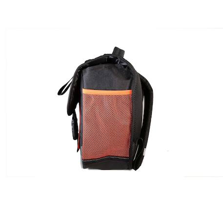 Cartable scolaire 2 compartiments nba - noir & orange - 38 cm Noir 3 - vertbaudet enfant 